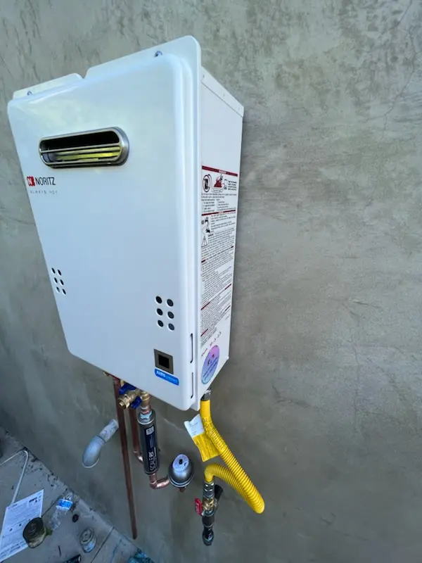 Tankless water heater installation for Ingleside Shore homes